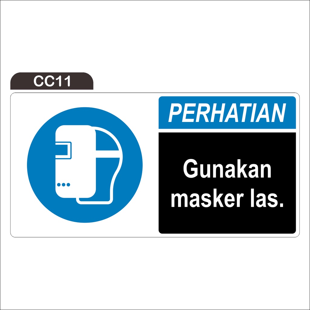

RAMBU PERHATIAN GUNAKAN MASKER LAS (STICKER ONLY)