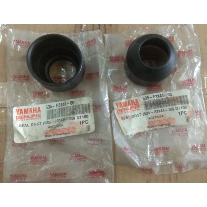 KARET TUTUP SOK DEPAN RXZ RZR RKS SEPASANG ORI