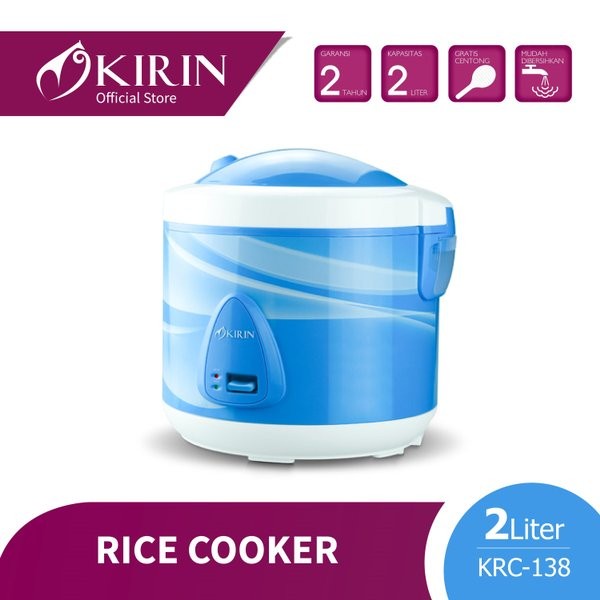 Kirin KRC-138 Magic COM Rice Cooker 2 Liter . Baru &amp; Bergaransi