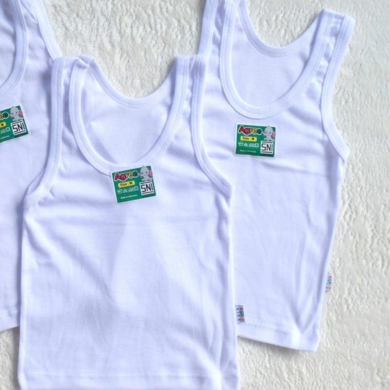 Kaos Dalam Singlet Anak Agree Kids Unisex Best Seller / Singlet Anak Agree Kids / Kaos Dalam Anak Agree Kids