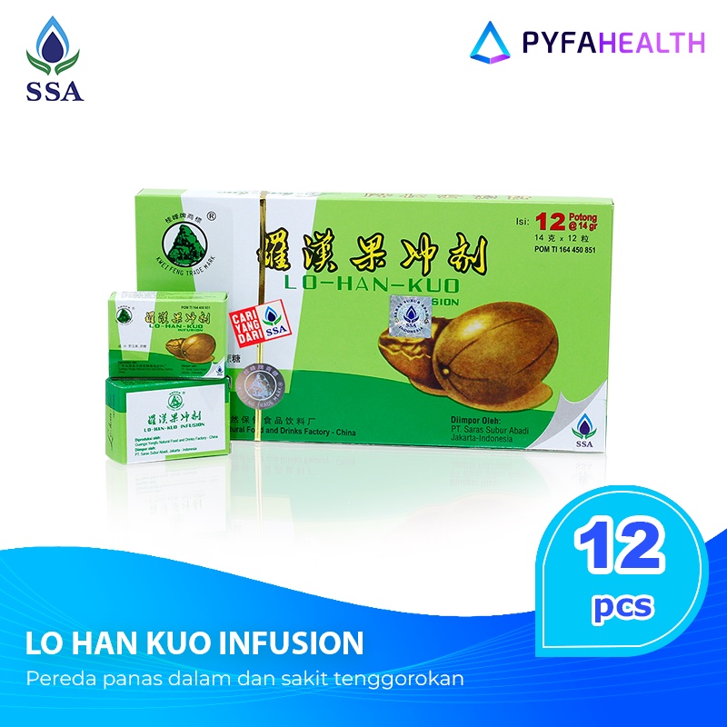 

Lo Han Kuo Infusion untuk Pereda Panas Dalam - 12 Pcs