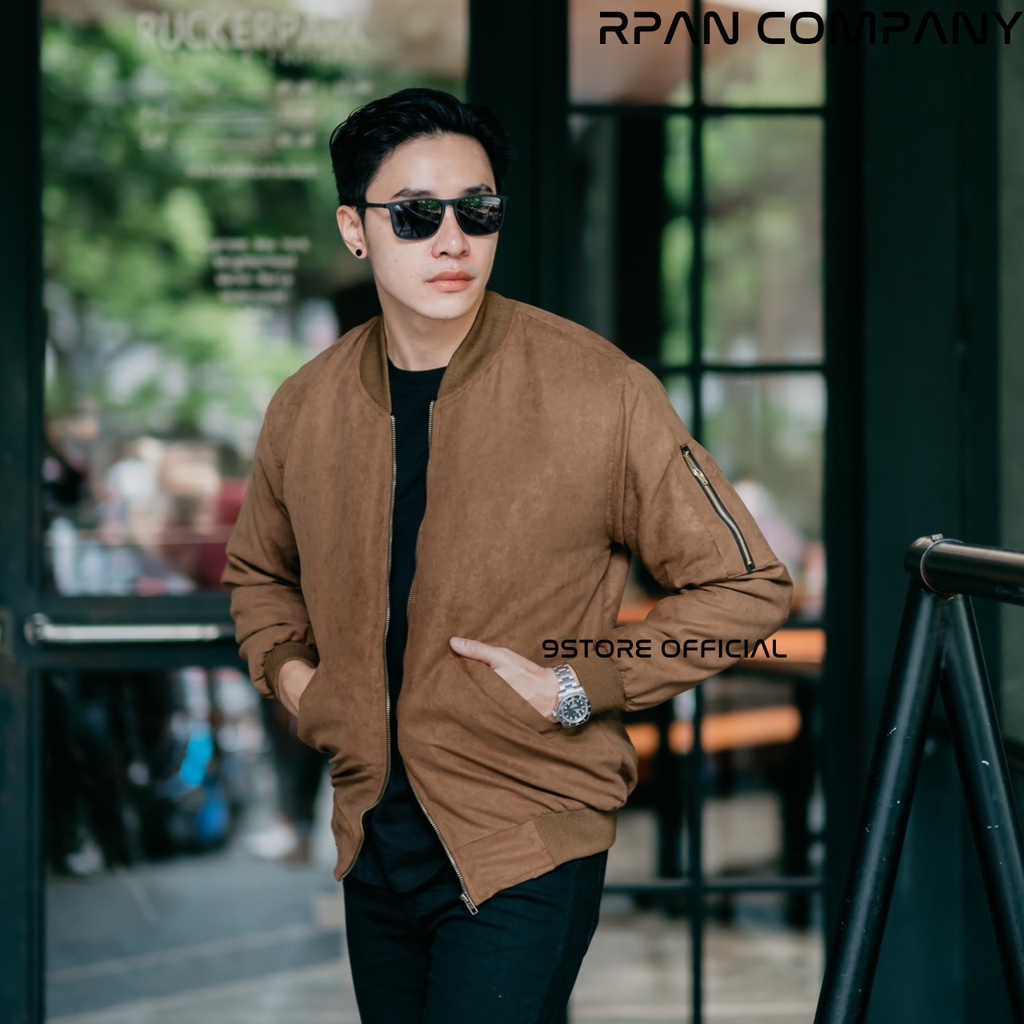 9StoreOfc Jaket Bomber Suede Pria Premium / Bomber Jacket Suede Tokyo / Jaket Bomber Suede Resleting Original / Jaket Suede Zipper / Bomber Pilot Zipp Sleting.