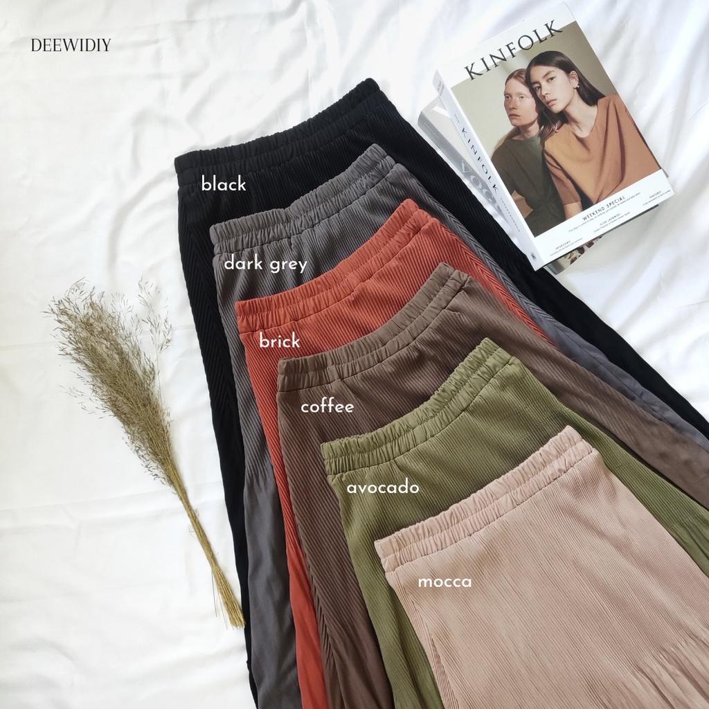 ROK PLISKET VIRAL / ROK PLISKET LIDI PANJANG / ROK PLISKET MURAH - NAMI PLEATS SKIRT DEEWIDIY