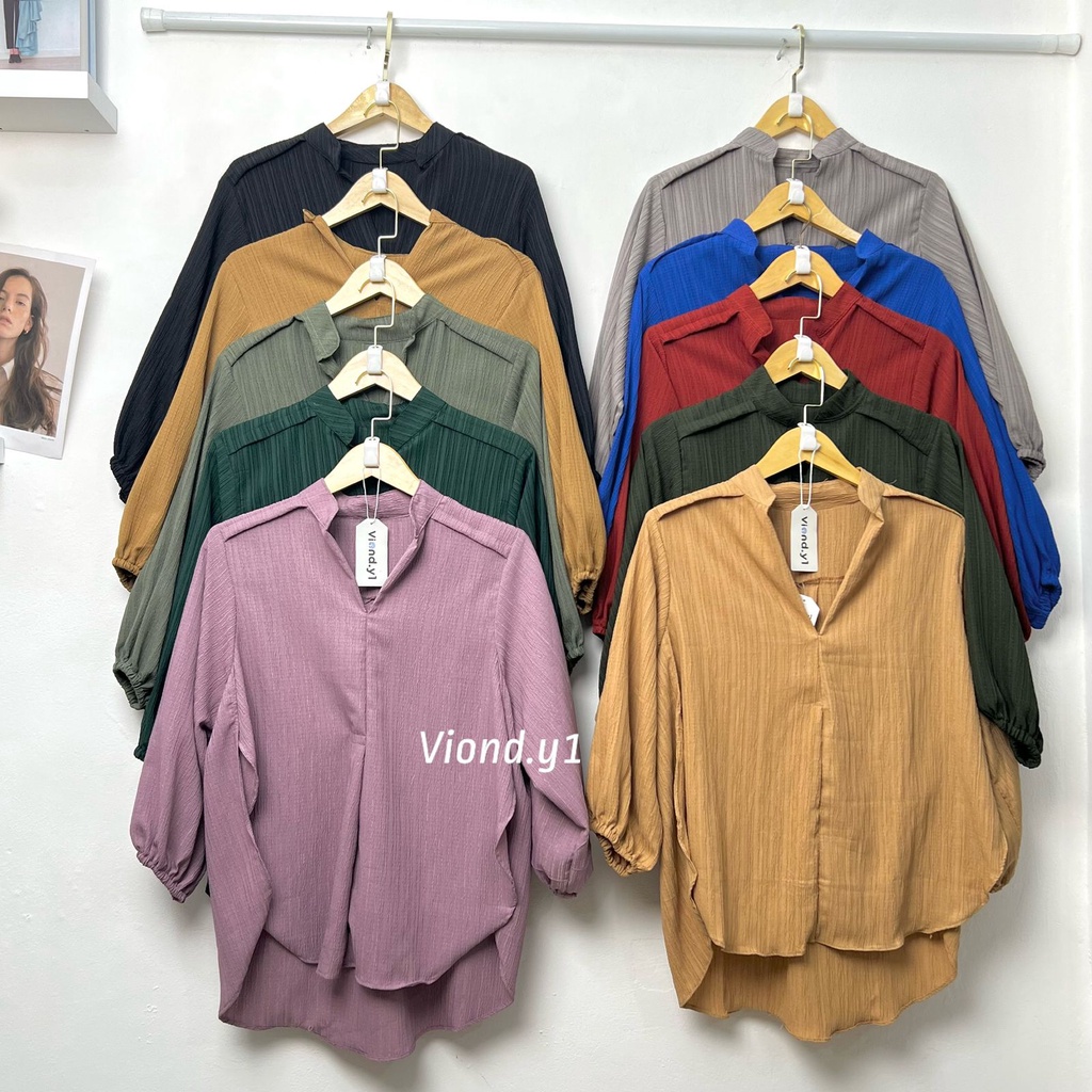 kemeja wanita / atasan wanita / blouse korea 123