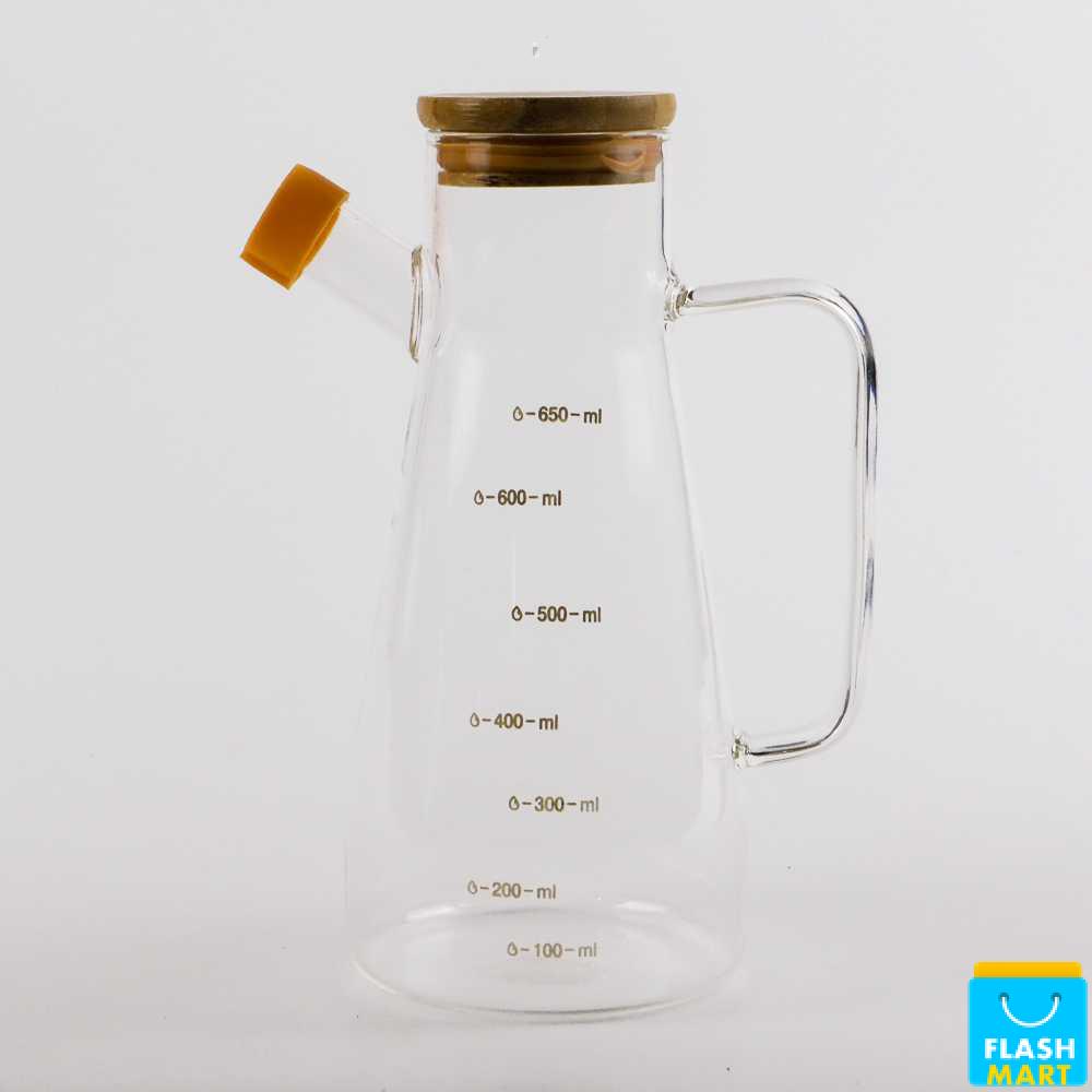 Flashmart Botol Minyak Kaca Glass Oil Bottle Heat Resistant - KG75