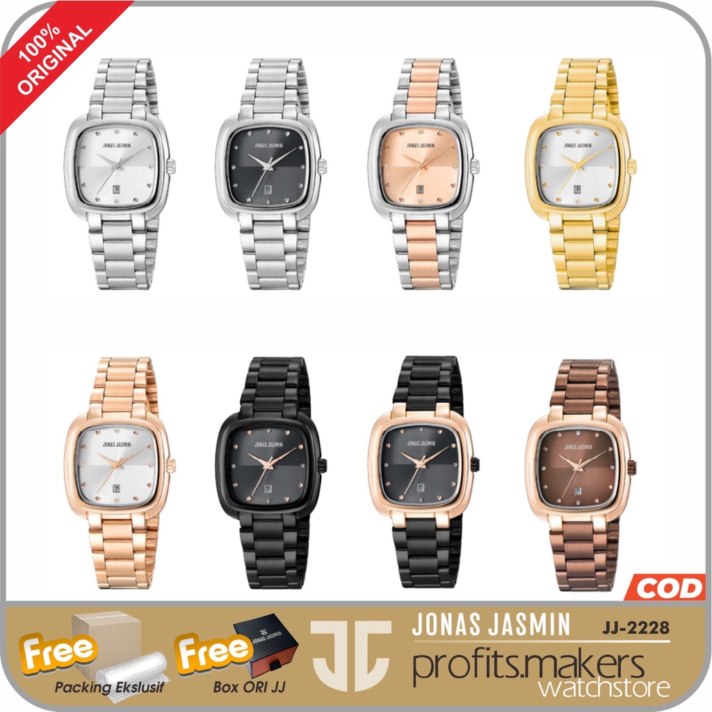 JONAS JASMIN JJ 2228 / JJ-2228 / JJ2228  Watch Jam Tangan Wanita ORIGINAL