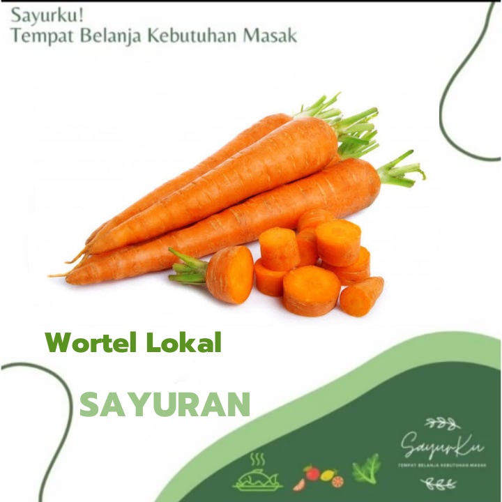 

wortel lokal 500gr