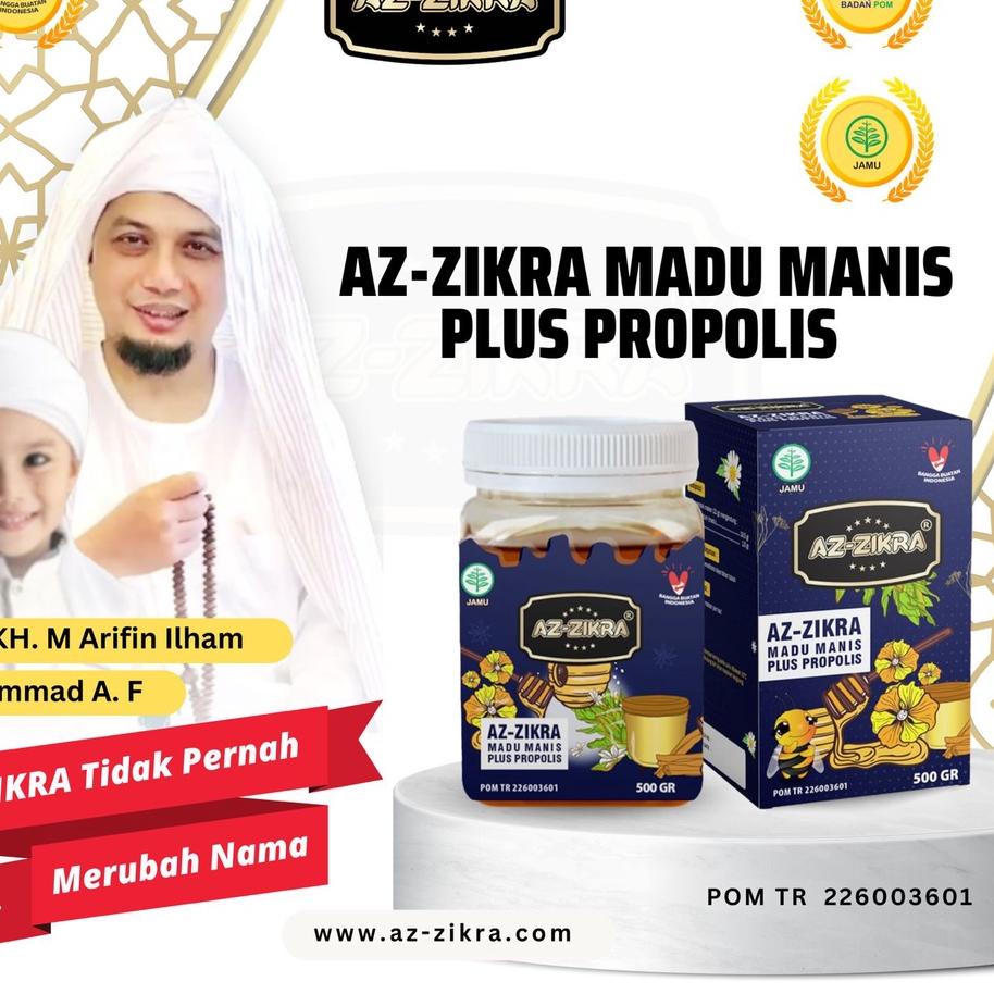 

✧ Azzikra / Az-Zikra Hutan Super 500 gram Asli / Manis Plus Propolis ♥