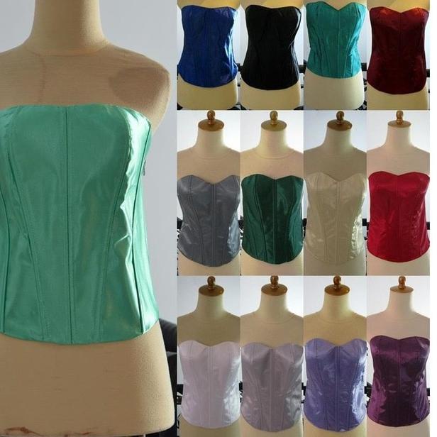 Longtorso Kemben Dalaman Kebaya Satin Bustier JUMBO Sateen 8 Tulang