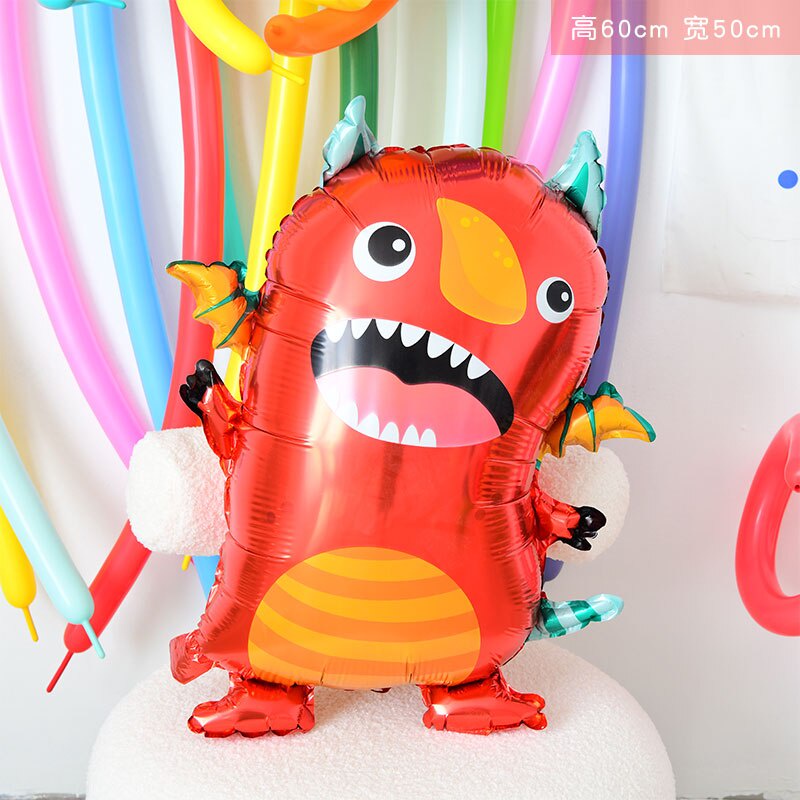 Balon Foil ALIEN MONSTER CUTE Tema Luar Angkasa