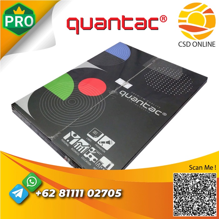

Quantac - Pvc Id Card - Plastic Card - For Laser Printer A3+ Star Seller
