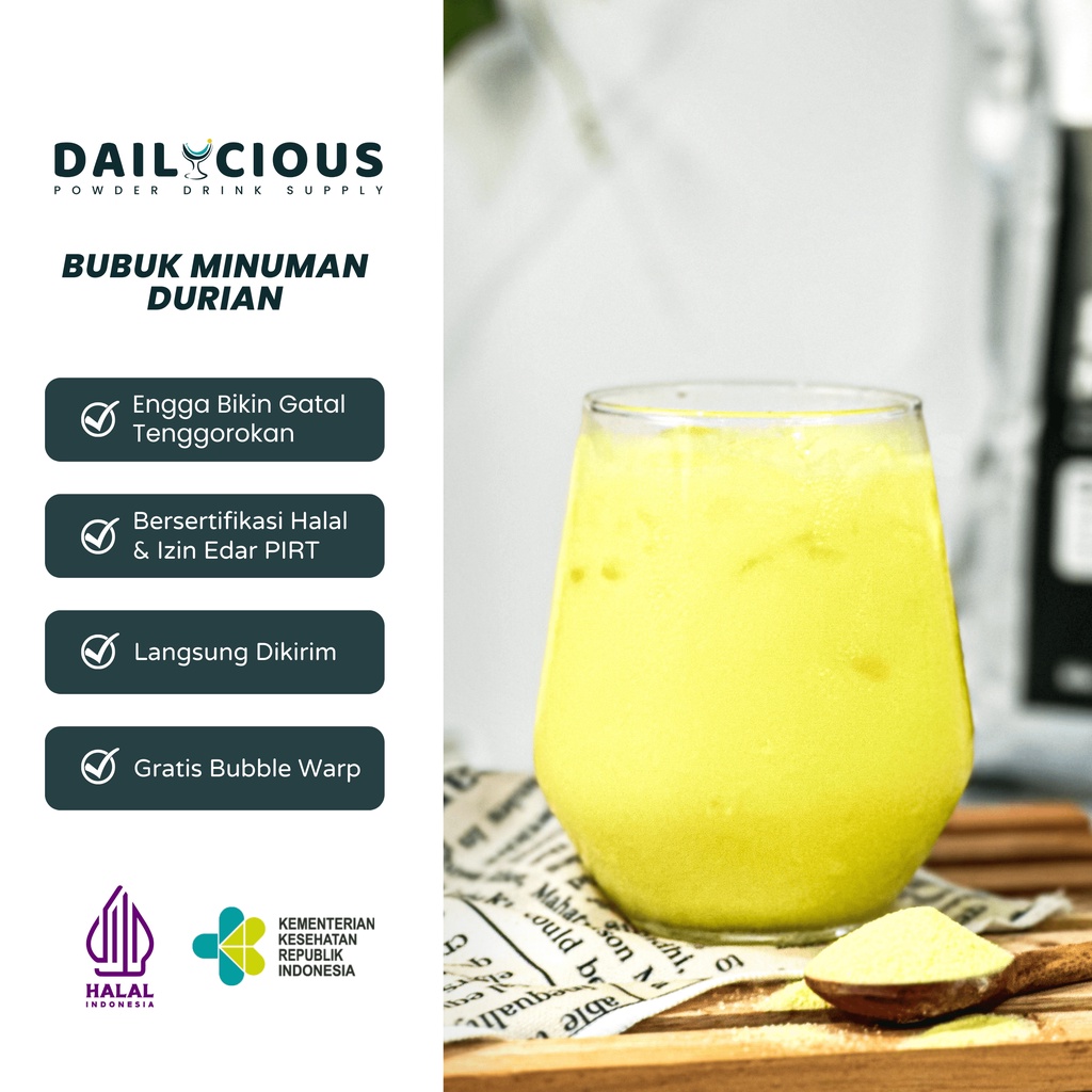 

Bubuk Minuman Durian - Powder Durian Dailycious