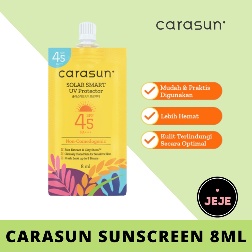 CARASUN Solar Smart UV Protector SPF45 8ml Sachet