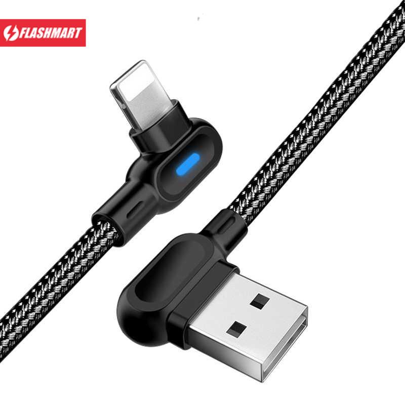 Flashmart UGI Kabel Charger USB L Shape 2.4A 1 Meter - UGI02