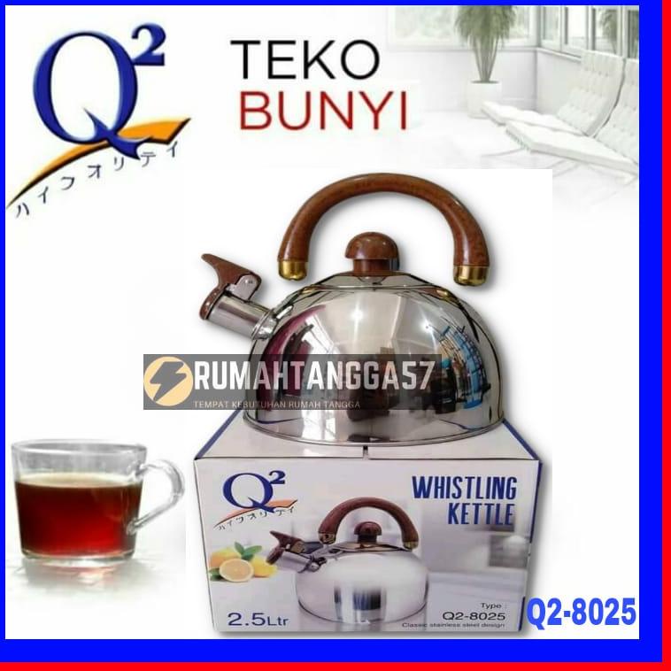 ✳ TEKO BUNYI SIUL 2,5 LITER WHISTLING KETTLE STAINLESS STEEL / TEKO SIUL Q ☜