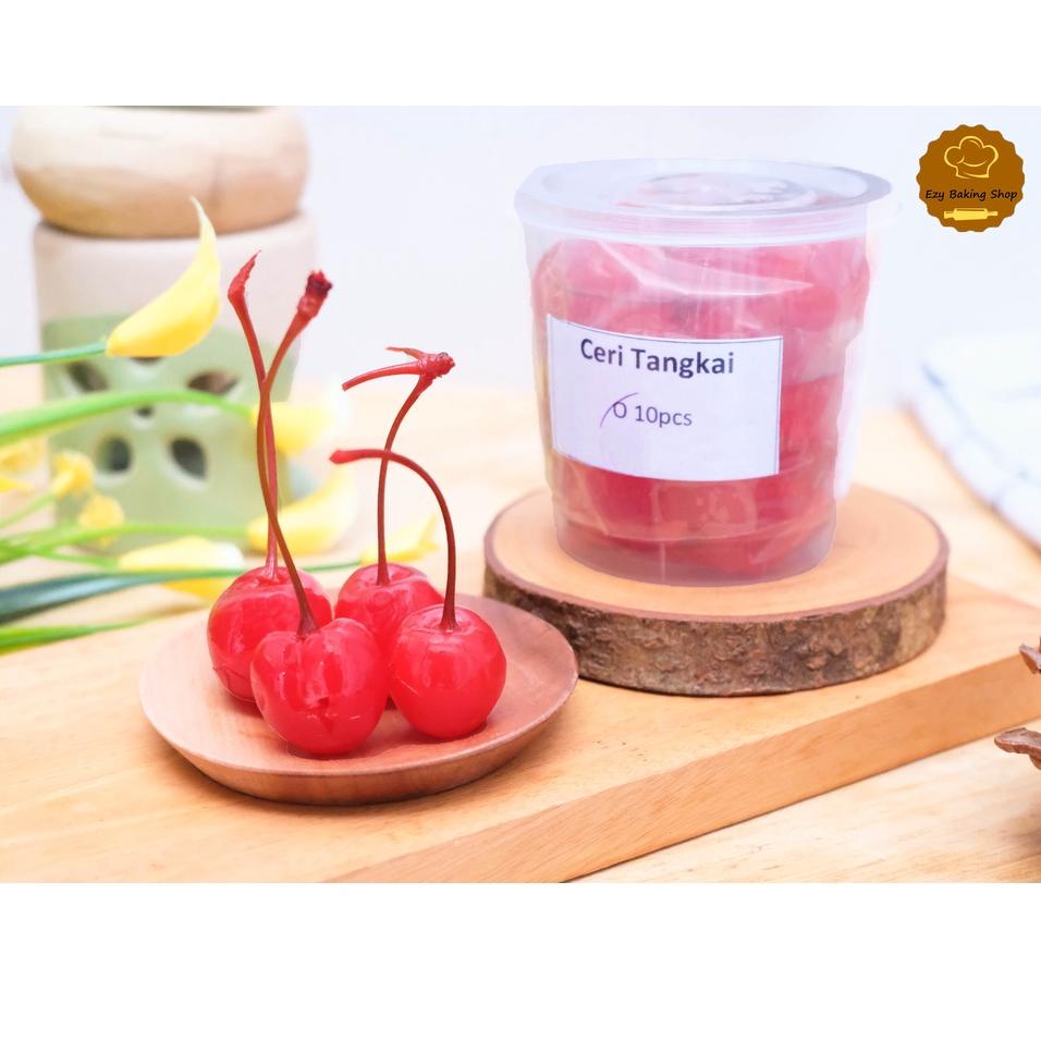 

Ready Now Ceri Merah Tangkai 10pcs