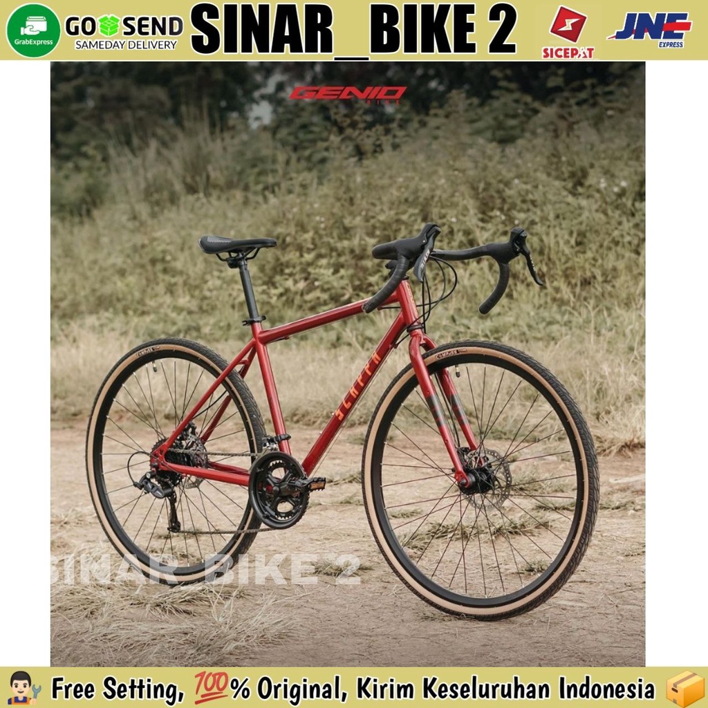 Sepeda Roadbike / Gravel GENIO SCAPPA S2 Steel Balap 700C