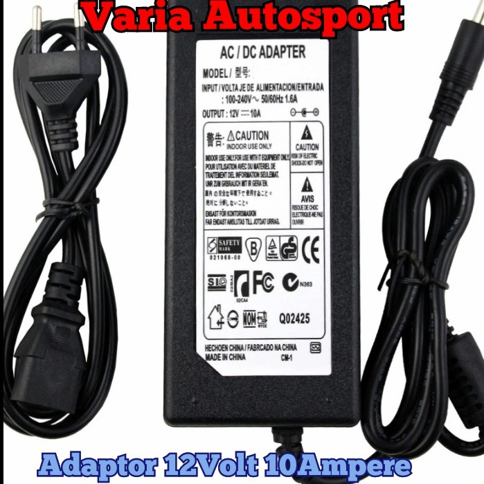 ADAPTOR 12VOLT 10AMPERE ORIGINAL