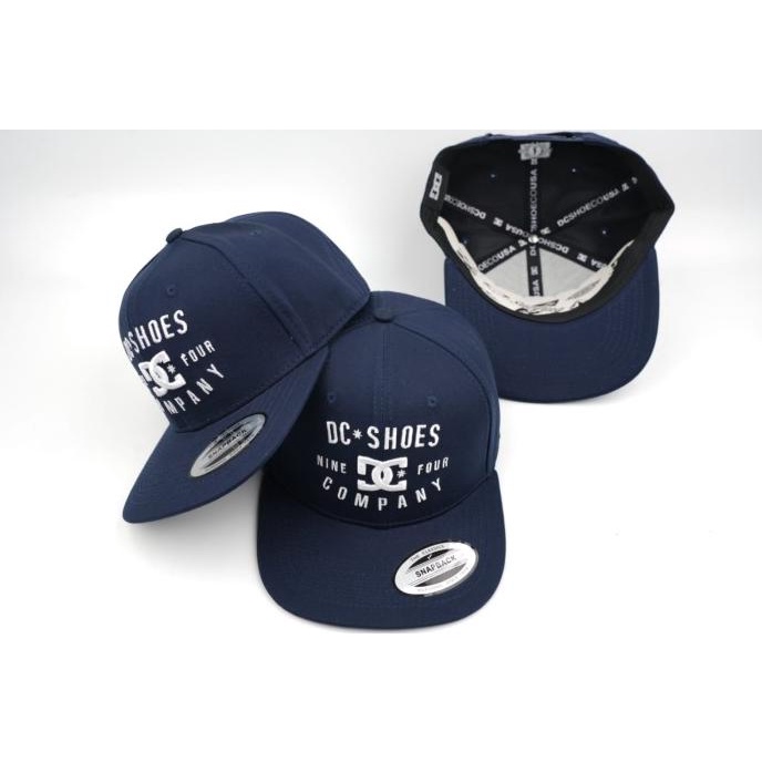 topi snapback DC / DC cap original import / hat - Navy