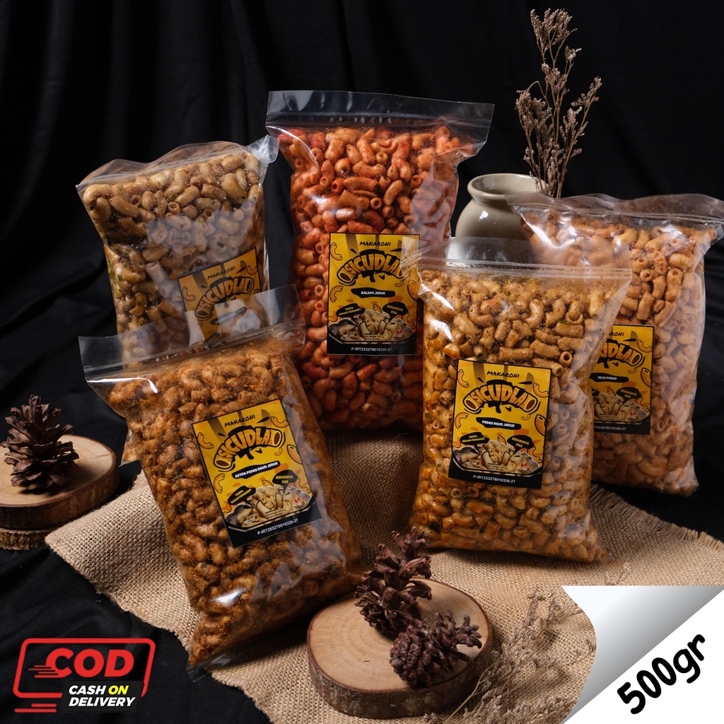 MAKARONI BANTET KILOAN Oleh-Oleh Khas Tasikmalaya kemasan 500gr