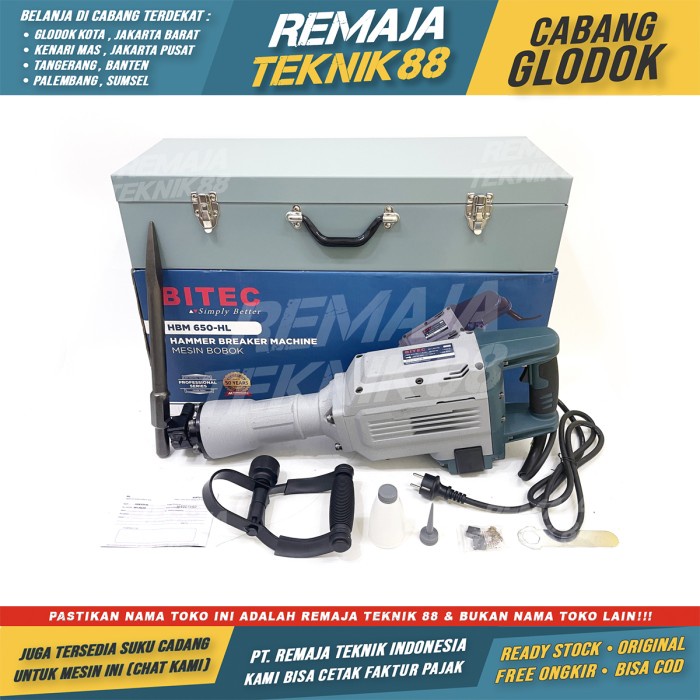 Mesin Mesin Bobok Beton Bitec Hbm 650 Cor Aspal Demolition Bitec Hbm 650 Hl