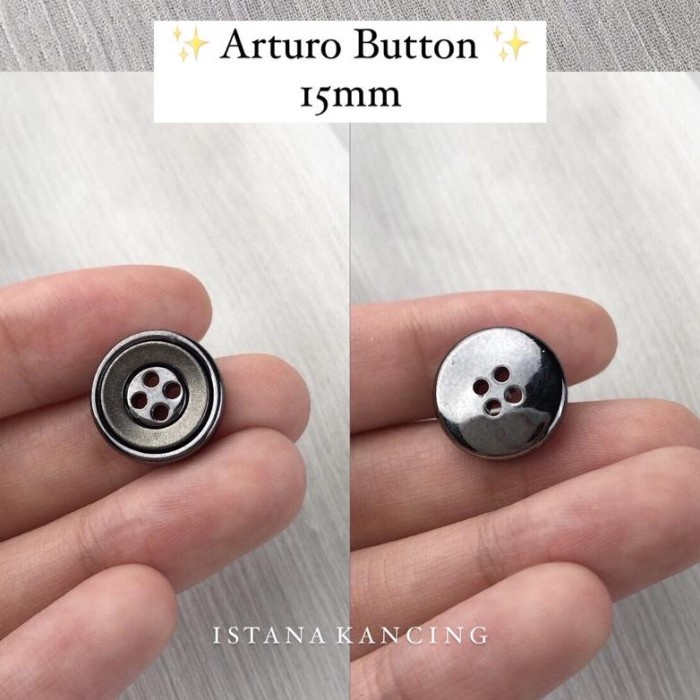 Terlaris Kancing Kancing Baju 4 Lubang Lusinan Grosir Kancing Pria Wanita Unik Mewah