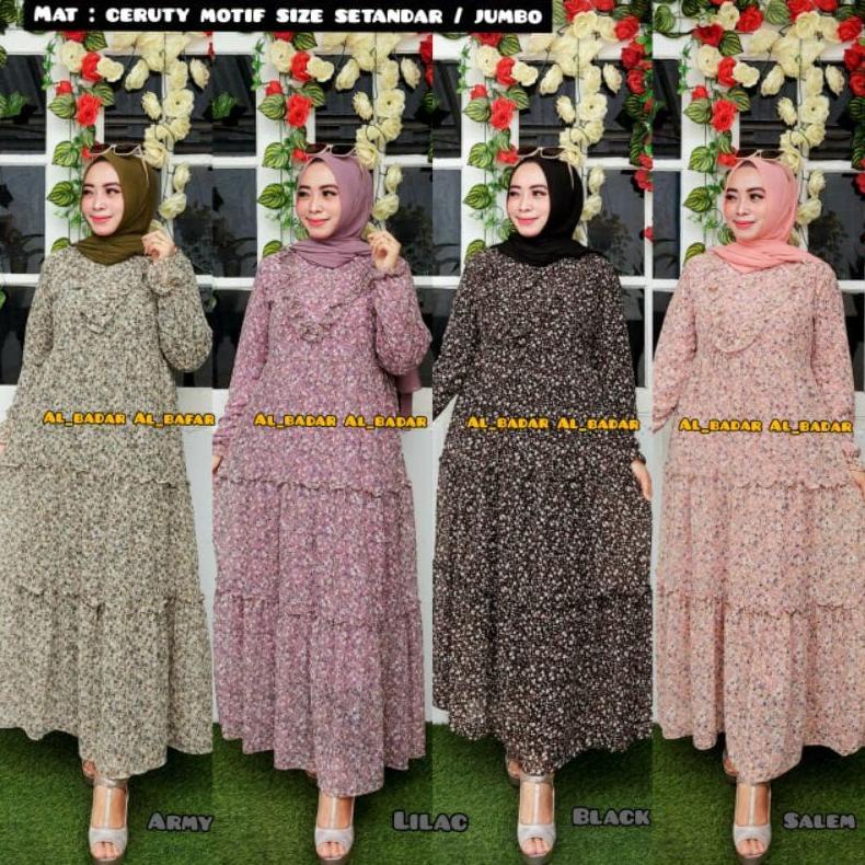 Terbaru GAMIS DEWASA, GAMIS TERBARU BAHAN CERUTY BABY DOLL REMPEL V DADA Murah