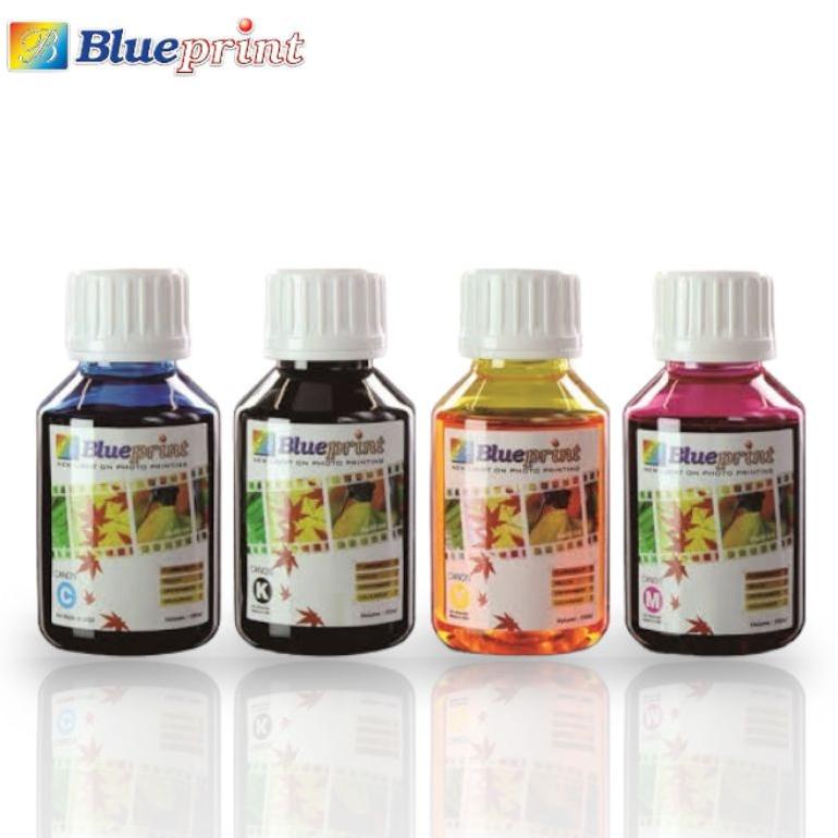 Paket 1 Set Tinta Blueprint Original untuk Canon/Epson (4 Warna)
