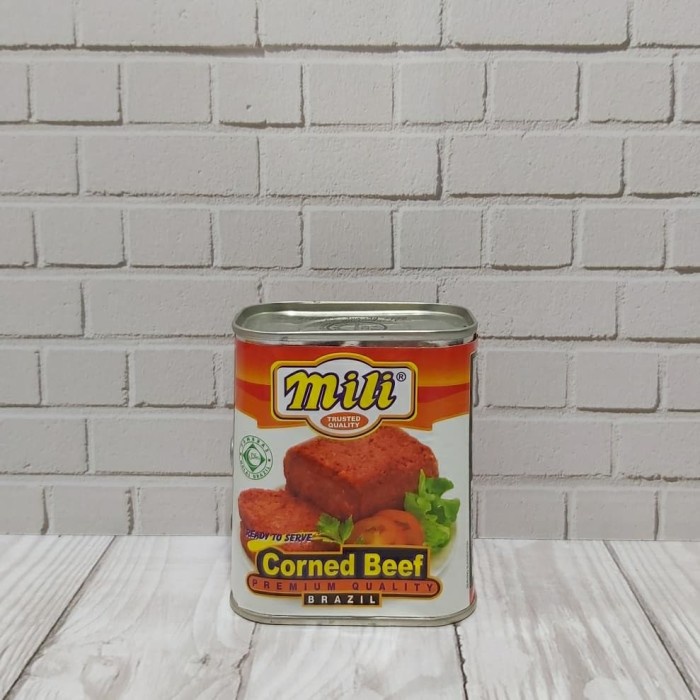

Mili Corned Beef Premium Quality Brazil / 340 Gram