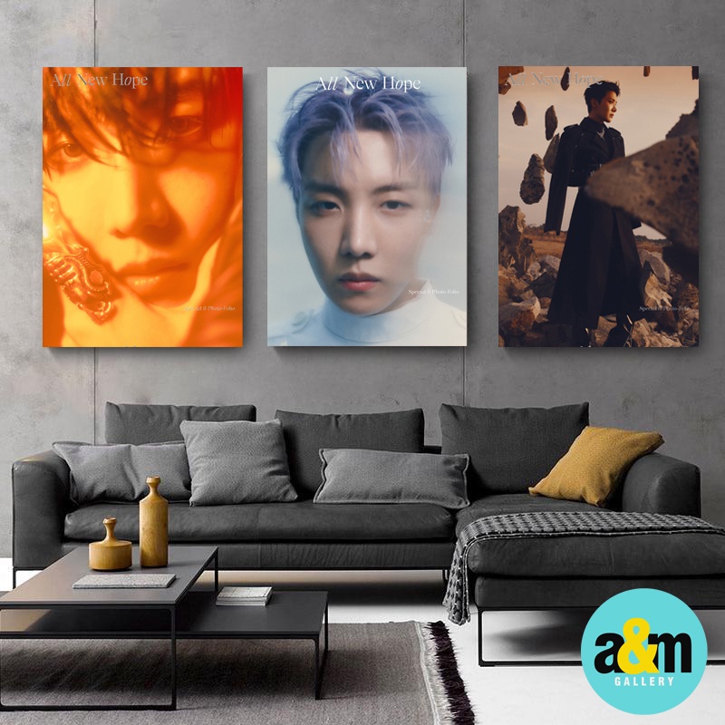 Poster Kayu J-HOPE BTS All New Hope Edition I Hiasan Dinding Dekorasi Kamar I Poster Kayu K-POP Dekorasi Kamar - A&amp;M