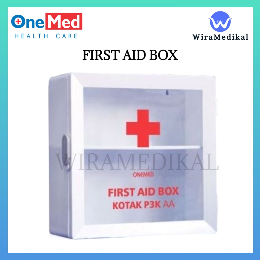 Kotak P3K One Med First Aids OnemedMC-11, AA - P3K, MK - 11 Kotak P3K Dinding First Aid Box Kotak Obat