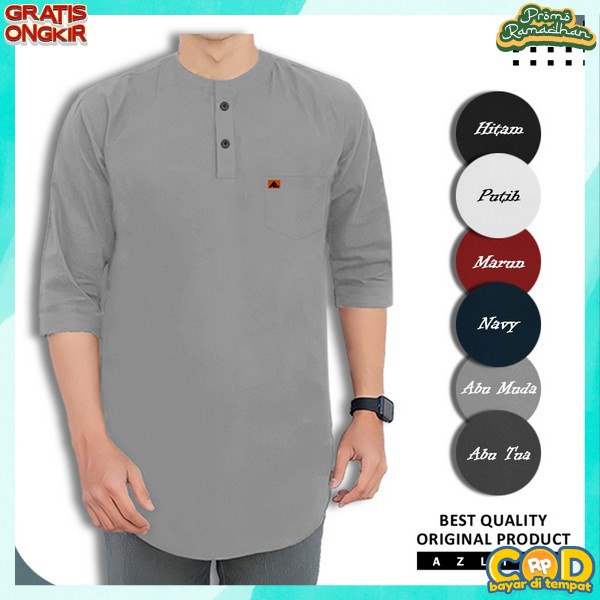 Atasan Muslim Cwok Terbaru Baju Atasan Pria Dewasa Bju Lebaran Ptia Murah Kokp Laki2 Rmaja Atasan Ko