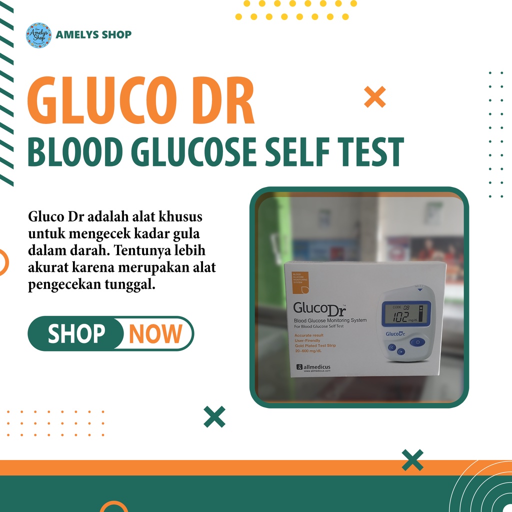 GlucoDr Alat - Alat Cek Gula darah