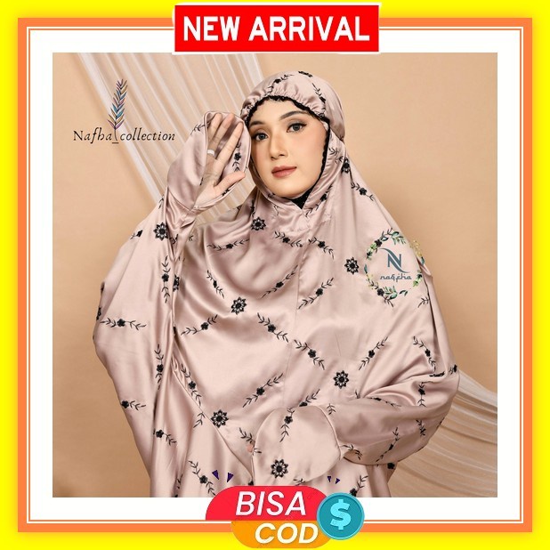 Promo - Mukena Renda Premium Hyget Polos Dewasa All Size Free Tas Travelling - Putih - Sedia Mukena 