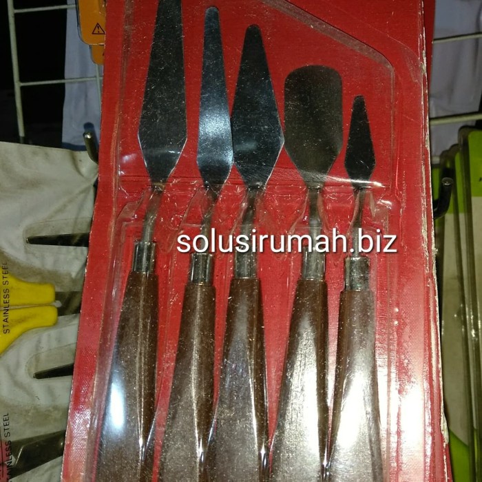 

:0:0:0] PAINTING KNIFE PISAU PALET PALLET PISAU LUKIS KUAS SET 5 BIJI 5 PSC
