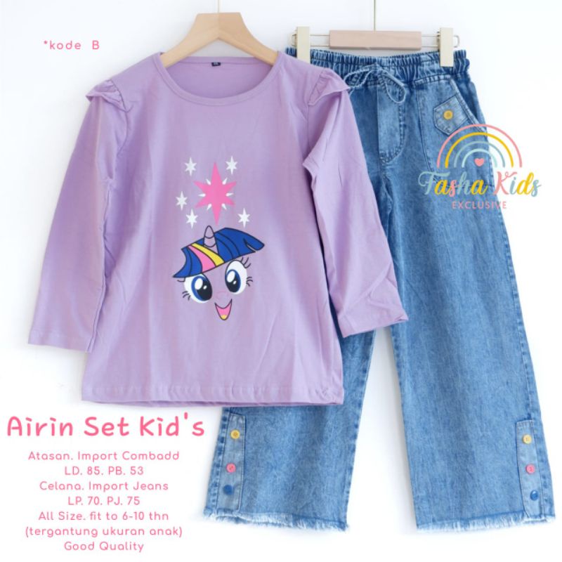 airin set kids by fasha kids
