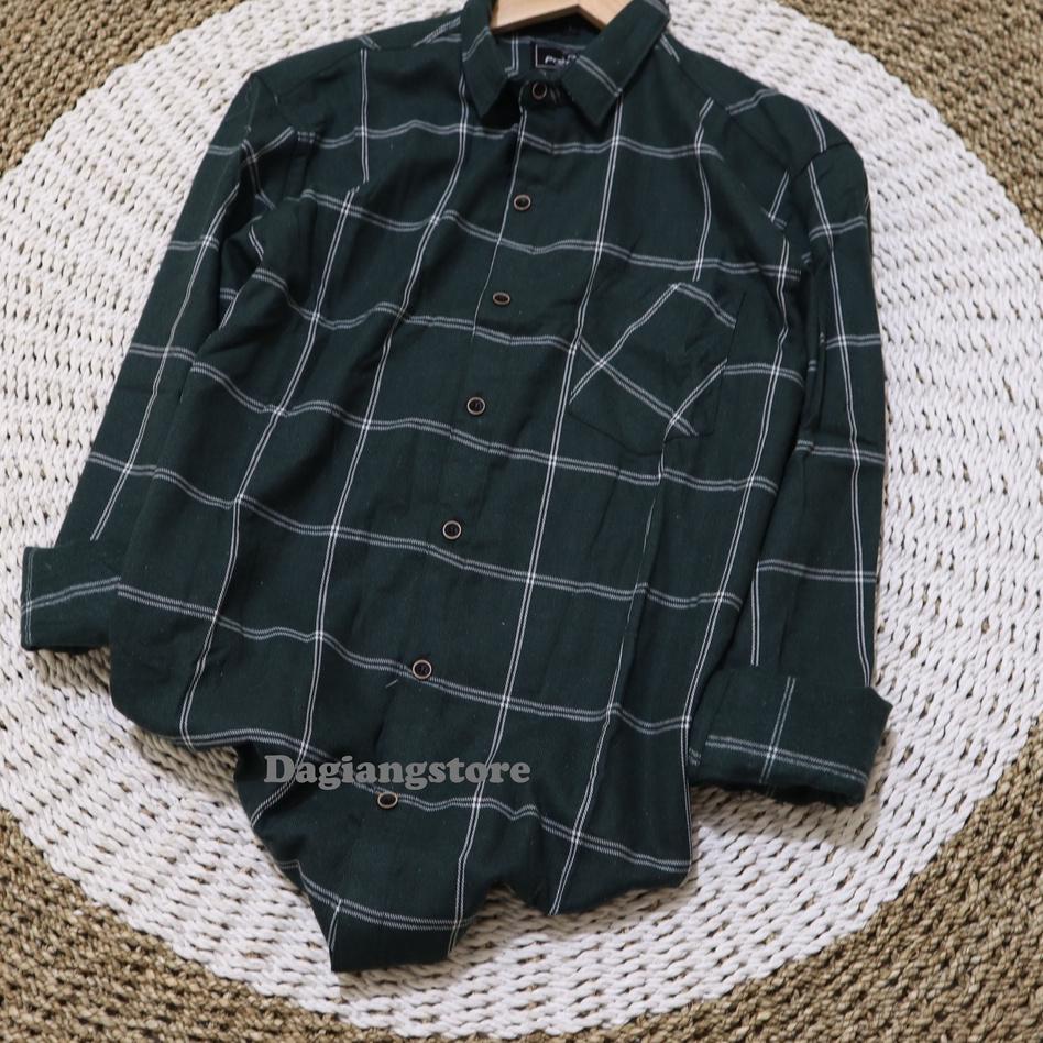 ✰ BAJU KEMEJA PRIA LENGAN PANJANG KEMEJA CASUAL FLANEL PRIA ✫