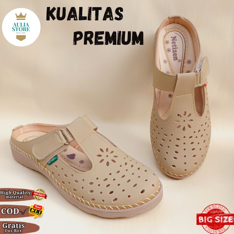 sepatu sandal wanita model kickers super premium bigsize. slbtg 09