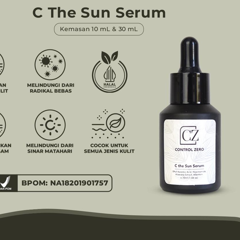 ◊ Control Zero - C The Sun Serum 10ml & 30ml 4% Niacinamide Repair Skin Barrier Skincare Glowing  ➷