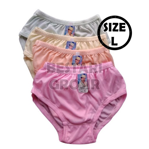 (L XL 3L 4L 5L) LUSINAN 12 PCS CELANA DALAM WANITA 1 LUSIN CD WANITA JUMBO CANGCUT MURAH PUTRI YULIANA