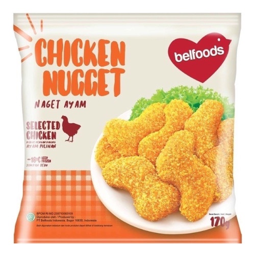 

Chicken Nugget Naget Ayam Belfoods 170 Gram Frozen Food Pasa Sayua Lapoo Padang