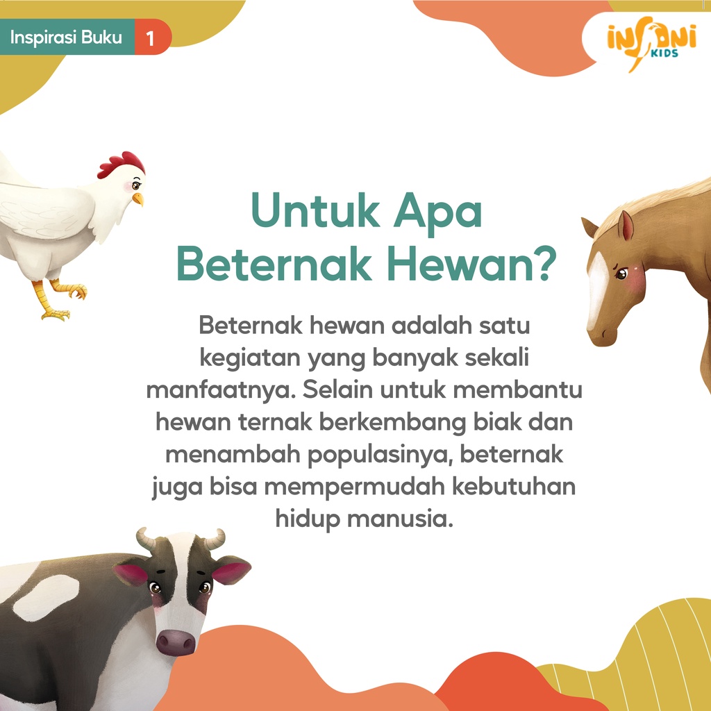 Buku Anak Islami 1 Set Seri Hewan Ternak (Isi 3 Buku) - Gema Insani