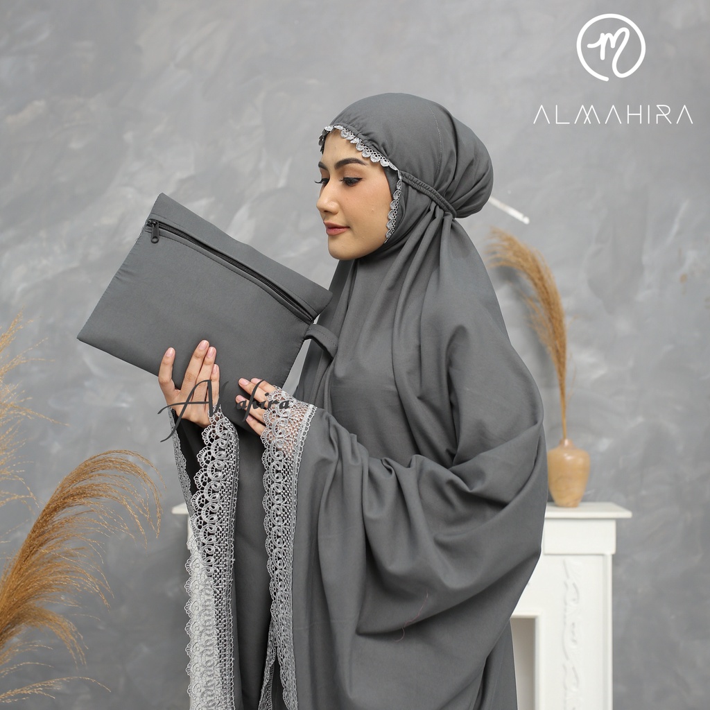 ALMAHIRA - Mukena Dewasa Renda Mewah Murah Terbaru AISYAH Series