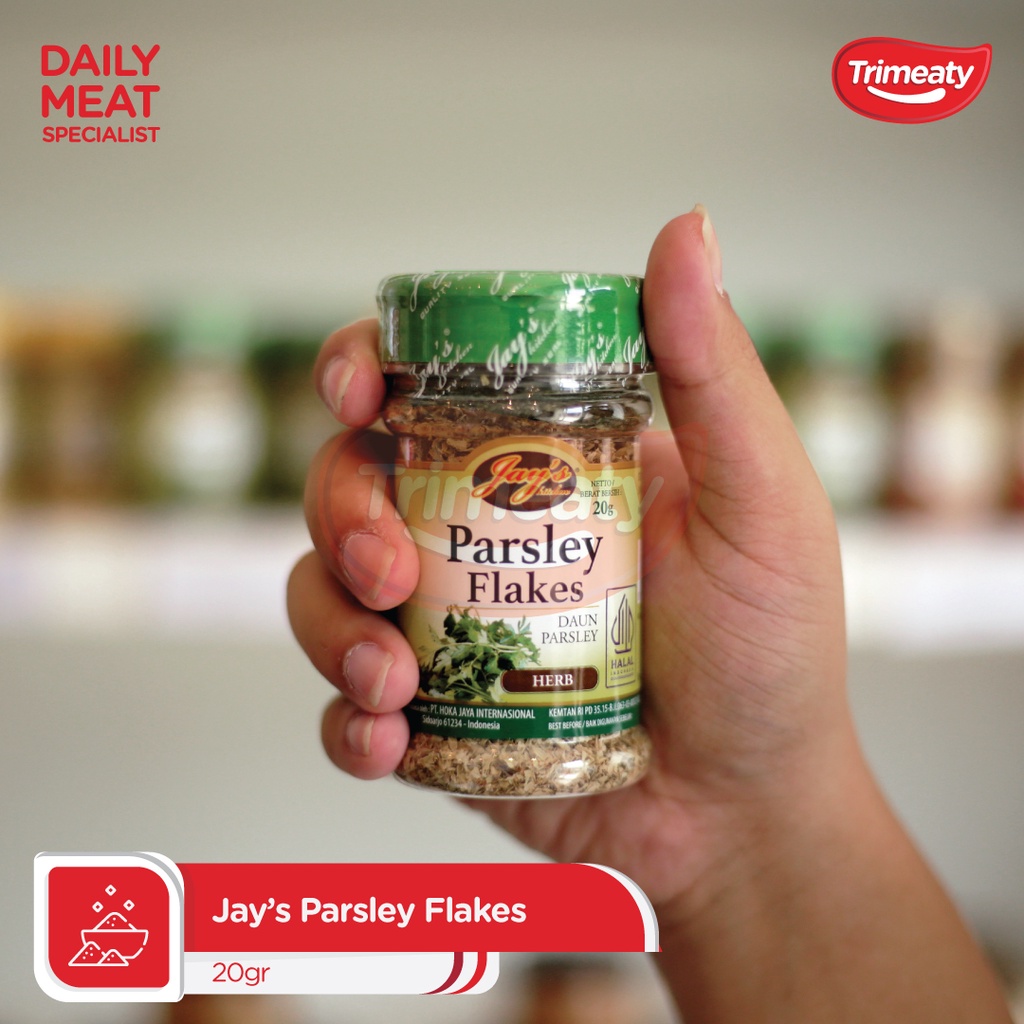 

Jay's Parsley / Bubuk Daun Parsley - 20gr