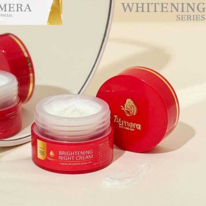 ✵ Almera Skincare Night Cream Whitening, (New)  Brightening Night Cream , Almera Skincare, Almera Skincare,Almera Skin, Almera Store Official, Almera Official Store, Almeraskin ✿