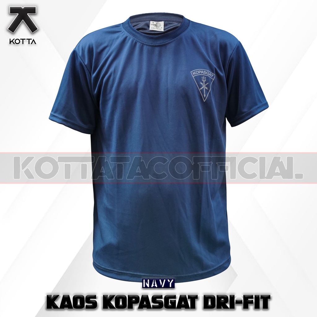 Kaos Kopasgat Dryfit - Kaos Dri-fit Paskhas - Kaos Olahraga Paskhas - Kaos Korpasgat - Kaos Kopasgat