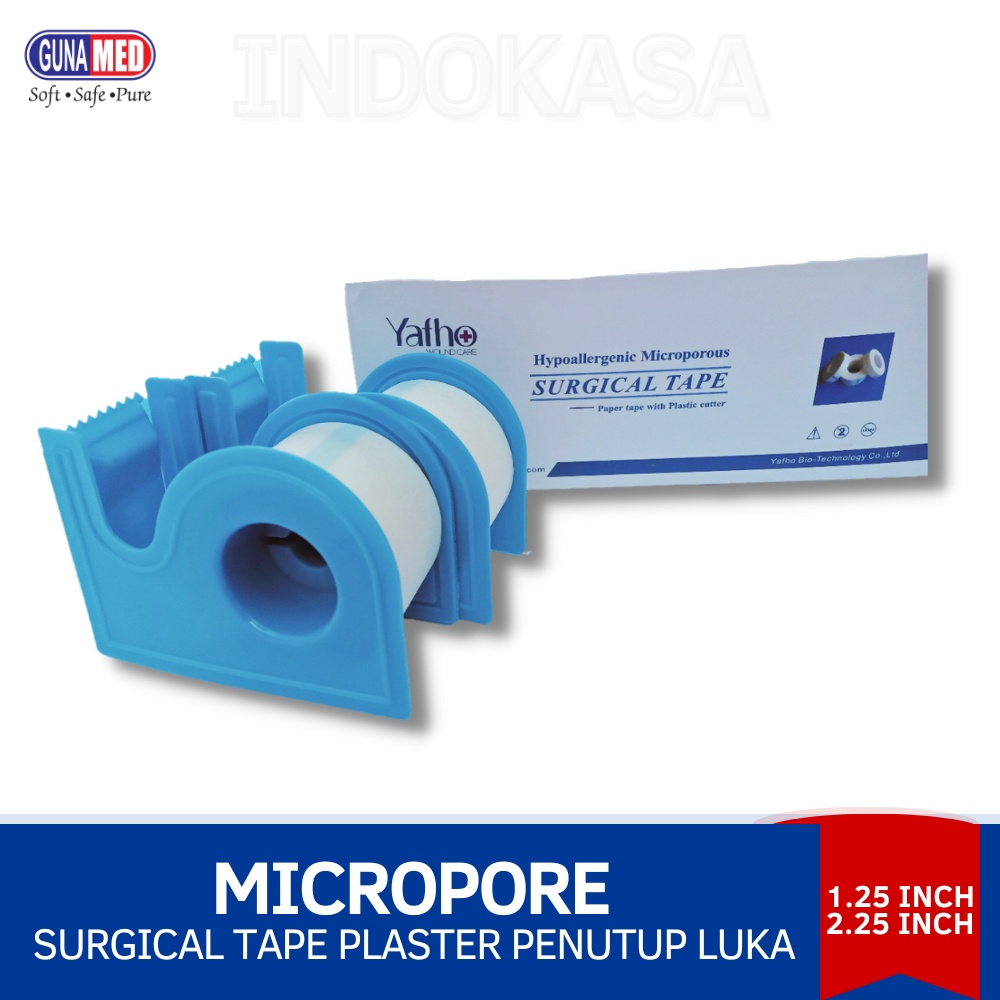 MICROPORE / PLESTER LUKA / PLESTER KERTAS MEDICAL / PEREKAT KASA / SURGICAL TAPE