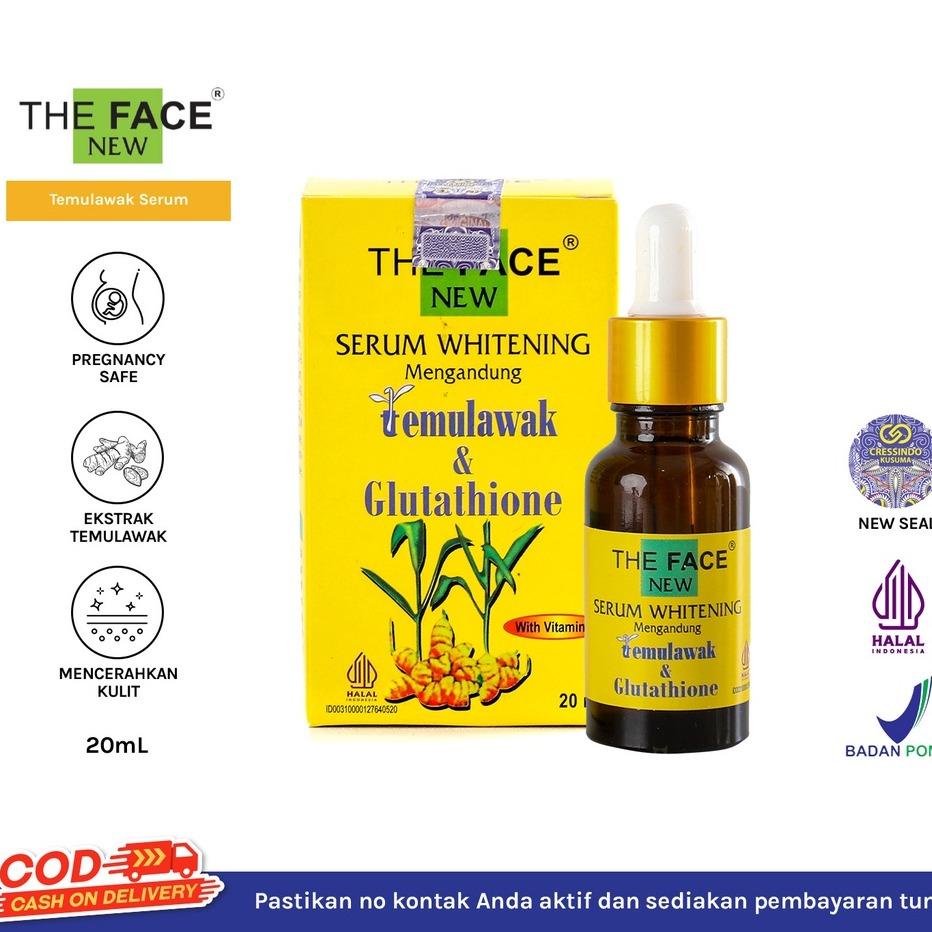 THE FACE Temulawak Whitening Serum with Glutathione 20ml