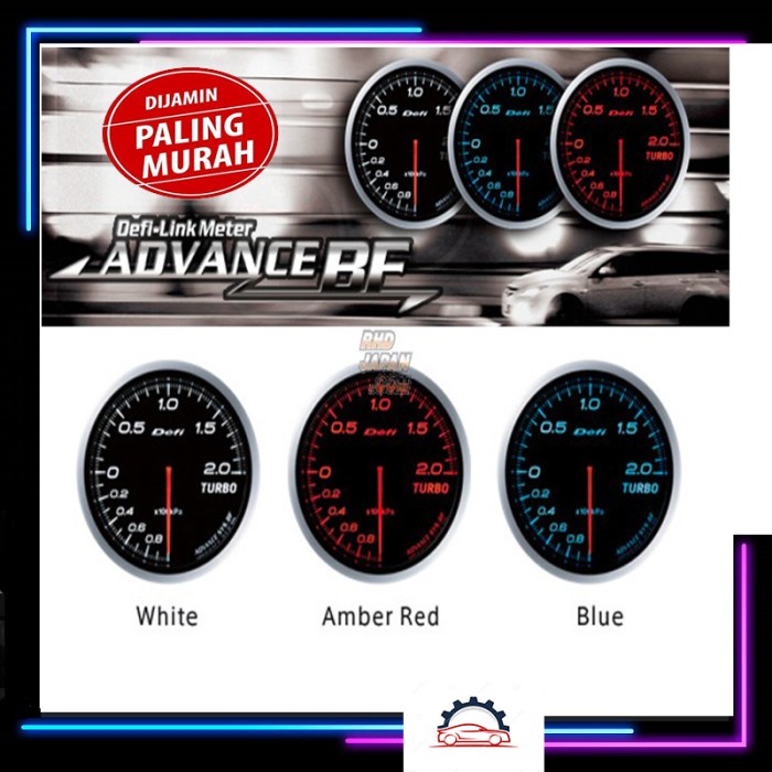 TACHOMETER DEFI ADVANCE BF INDICATOR DEFI BF ADVANCE ORIGINAL BEST QUALITY