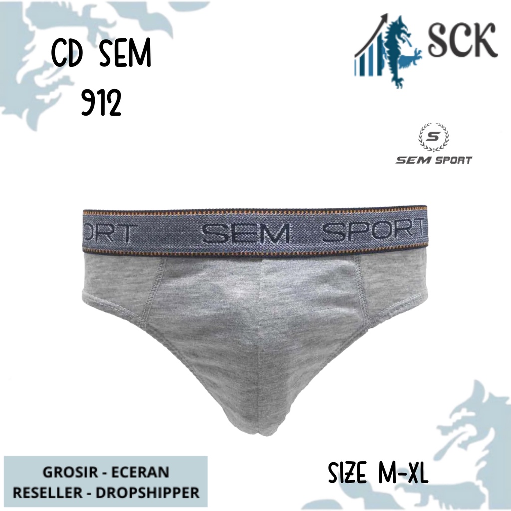 [ISI 3] CD Pria SEM SPORT 912 Halus / Celana Dalam Pria / Cd Cowok Dewasa